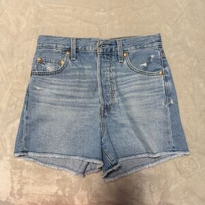 Levi’s Ribcage Denim Shorts